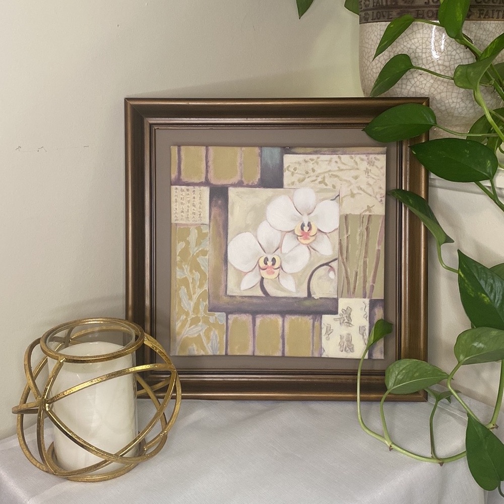 (13 x 13) Framed Floral Wall Art